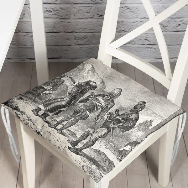 - P5533-Gorsel - Realhomes  Siyah Zemin Üzerinde Neon Zigzag Desenli Dekoratif Pofuduk Sandalye Minderi Realhomes