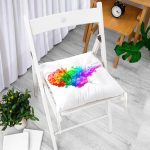 Renli Duman Motifli Modern Pofuduk Sandalye Minderi Realhomes