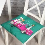 - P571-Gorsel - Realhomes RealHomes Özel Tasarım Düğmeli Pofuduk Sandalye Minderi Realhomes