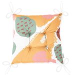 Realhomes Dijital Baskılı Özel Renkli Pofuduk Sandalye Minderi Realhomes