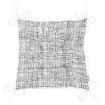 - P5763-Gorsel-2 - Realhomes Siyah Beyaz Damalı Modern Pofuduk Sandalye Minderi Realhomes