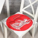 Ağaç Dal Motifli Japan Kız Motifli Dekoratif Pofuduk Sandalye Minderi Realhomes