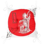 Ağaç Dal Motifli Japan Kız Motifli Dekoratif Pofuduk Sandalye Minderi Realhomes