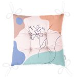 - P5866-Gorsel-2 - Realhomes  RealHomes Gül Desenli Bohemian Özel Tasarım Dekoratif Pofuduk Sandalye Minderi Realhomes