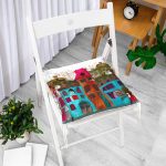 RealHomes Özel Tasarım Düğmeli Pofuduk Sandalye Minderi Realhomes