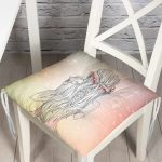 RealHomes Özel Tasarım Düğmeli Pofuduk Sandalye Minderi Realhomes