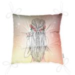 RealHomes Özel Tasarım Düğmeli Pofuduk Sandalye Minderi Realhomes