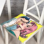 RealHomes Özel Tasarım Düğmeli Pofuduk Sandalye Minderi Realhomes