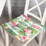 RealHomes Özel Tasarım Düğmeli Pofuduk Sandalye Minderi Realhomes