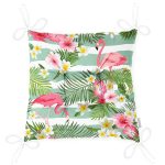 RealHomes Özel Tasarım Düğmeli Pofuduk Sandalye Minderi Realhomes