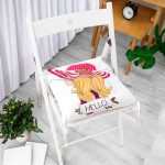 RealHomes Özel Tasarım Düğmeli Pofuduk Sandalye Minderi Realhomes