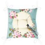 RealHomes Özel Tasarım Düğmeli Pofuduk Sandalye Minderi Realhomes