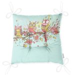 RealHomes Özel Tasarım Düğmeli Pofuduk Sandalye Minderi Realhomes