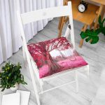 RealHomes Özel Tasarım Düğmeli Pofuduk Sandalye Minderi Realhomes