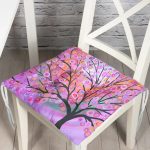 RealHomes Özel Tasarım Düğmeli Pofuduk Sandalye Minderi Realhomes