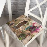 - P836-Gorsel - Realhomes  RealHomes Özel Tasarım Düğmeli Pofuduk Sandalye Minderi Realhomes