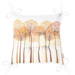 RealHomes Özel Tasarım Düğmeli Pofuduk Sandalye Minderi Realhomes