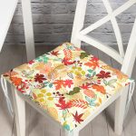 RealHomes Özel Tasarım Düğmeli Pofuduk Sandalye Minderi Realhomes