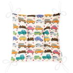 RealHomes Özel Tasarım Düğmeli Pofuduk Sandalye Minderi Realhomes