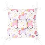 RealHomes Özel Tasarım Düğmeli Pofuduk Sandalye Minderi Realhomes