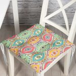 RealHomes Özel Tasarım Düğmeli Pofuduk Sandalye Minderi Realhomes