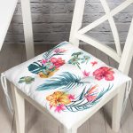 RealHomes Özel Tasarım Düğmeli Pofuduk Sandalye Minderi Realhomes