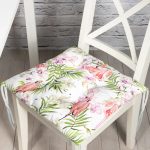 RealHomes Özel Tasarım Düğmeli Pofuduk Sandalye Minderi Realhomes