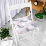 RealHomes Özel Tasarım Düğmeli Pofuduk Sandalye Minderi Realhomes