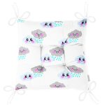 RealHomes Özel Tasarım Düğmeli Pofuduk Sandalye Minderi Realhomes