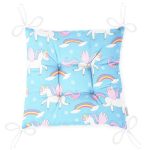 RealHomes Özel Tasarım Düğmeli Pofuduk Sandalye Minderi Realhomes