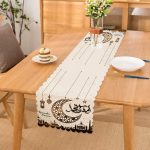 - Petek-RunnerSet-481-Gorsel-4 - Realhomes  Hilal & Ramazan Fenerli Ramadan Kareem Motifli Runner & Kırlent Kılıfı Seti Realhomes