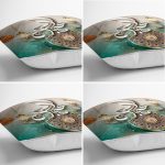 - Petek-RunnerSet-492-Gorsel-2 - Realhomes  Mandala Tasarımlı Ramazan Feneri Motifli Mübarek Yazılı Runner & Kırlent Kılıfı Seti Realhomes