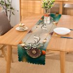 - Petek-RunnerSet-492-Gorsel-4 - Realhomes  Mandala Tasarımlı Ramazan Feneri Motifli Mübarek Yazılı Runner & Kırlent Kılıfı Seti Realhomes