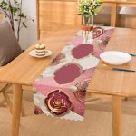 - Petek-RunnerSet-493-Gorsel-4 - Realhomes  Kaligrafi Motifli Ramazan Tasarımlı Dijital Baskılı Runner & Kırlent Kılıfı Seti Realhomes