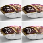 Mandala Tasarımlı Hilal Motifli Mübarek Yazılı Runner & Kırlent Kılıfı Seti Realhomes