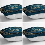 İyi Bayramlar Arapça Motifli Dijital Baskılı Runner & Kırlent Kılıfı Seti Realhomes