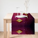 - Petek-RunnerSet-505-Gorsel-3 - Realhomes  Hilal & Ramazan Feneri Özel Tasarım Dijital Baskılı Runner & Kırlent Kılıfı Seti Realhomes