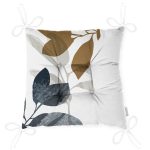 - Pofi-10006-Gorsel-2 - Realhomes Özel Tasarım Yaprak Motifli Dijital Baskılı Modern Pofuduk Sandalye Minderi Realhomes