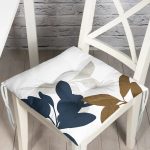 - Pofi-10008-Gorsel - Realhomes Özel Tasarım Yaprak Motifli Dijital Baskılı Modern Pofuduk Sandalye Minderi Realhomes