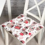 - Mobile - Realhomes Realhomes Sevimli Penguen ve Yavruları Özel Tasarım Dijital Baskılı Modern Pofuduk Sandalye Minderi Realhomes