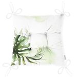 - Pofi-10048-Gorsel-2 - Realhomes Yeşil Tropik Yaprak Motifli Dijital Baskılı Modern Pofuduk Sandalye Minderi Realhomes