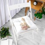 - Pofi-10063-Gorsel-1 - Realhomes Özel Tasarım Mum Motifli Dijital Baskılı Modern Pofuduk Sandalye Minderi Realhomes