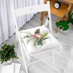 - Pofi-10067-Gorsel-1 - Realhomes Tropik Yaprak Tasarımlı Dijital Baskılı Modern Pofuduk Sandalye Minderi Realhomes