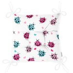 - Cute Ladybug Seamless Pattern Background Vector Illustration - Realhomes Realhomes Renkli Uğurböceği Motifli Özel Tasarım Dijital Baskılı Modern Pofuduk Sandalye Minderi Realhomes