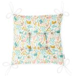 - Основные RGB - Realhomes  Bebek Desenli Tavuk Ve Tavşan Dijital Baskılı Özel Tasarım Modern Pofuduk Sandalye Minderi Realhomes