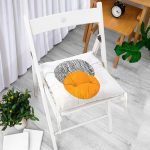 - Pofi-10207-Gorsel-1 - Realhomes Sanat Güneşi Temalı Dijital Baskılı Modern Pofuduk Sandalye Minderi Realhomes