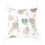 - Pofi-10210-Gorsel-2 - Realhomes  Çiçek Demetleri Özel Tasarım Dijital Baskılı Modern Pofuduk Sandalye Minderi Realhomes