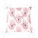 - Pofi-10367-Gorsel-2 - Realhomes Mistik El İçinde Göz Motifli Dijital Baskılı Modern PPofudukSandalye Minderi Realhomes