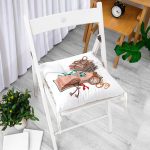 - Pofi-10397-Gorsel-1 - Realhomes Özel Tasarım Kitap Temalı Dijital Baskılı Modern Pofuduk Sandalye Minderi Realhomes