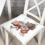 - Pofi-10397-Gorsel - Realhomes Özel Tasarım Kitap Temalı Dijital Baskılı Modern Pofuduk Sandalye Minderi Realhomes